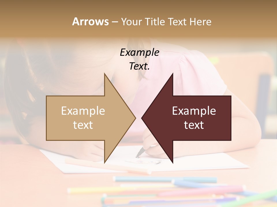 Felttip Bright Preschooler PowerPoint Template