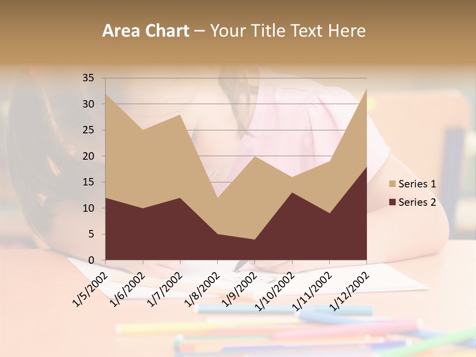 Felttip Bright Preschooler PowerPoint Template