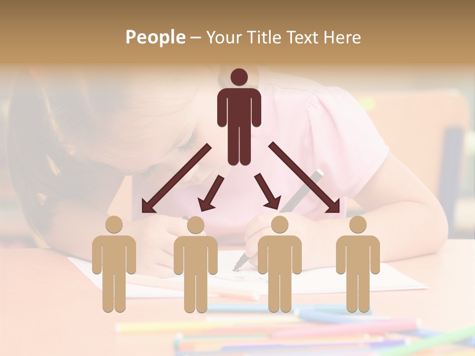 Felttip Bright Preschooler PowerPoint Template