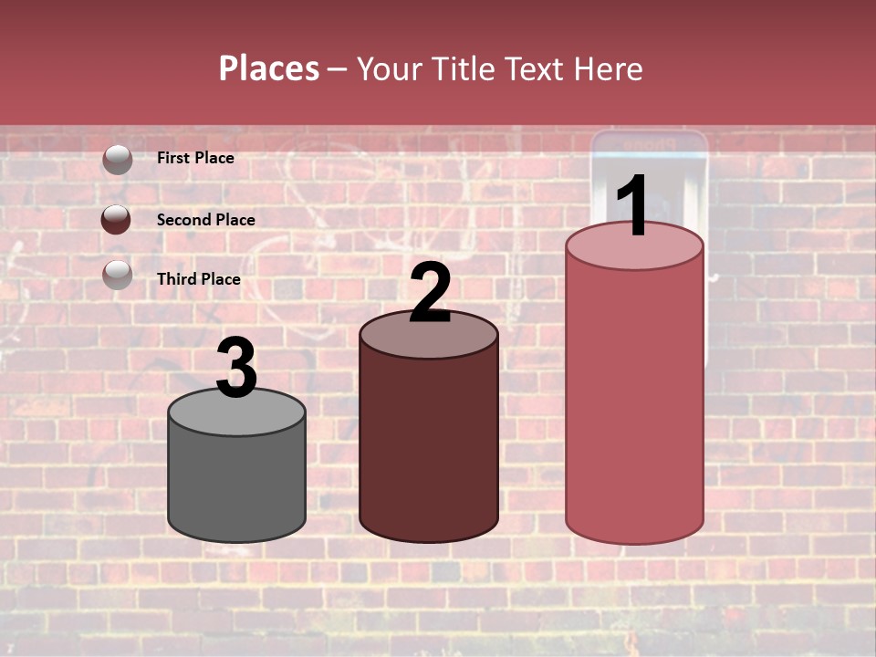 Telephone Art Stone PowerPoint Template