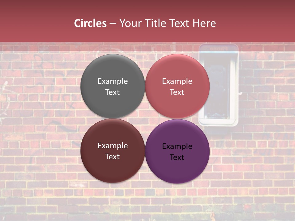 Telephone Art Stone PowerPoint Template