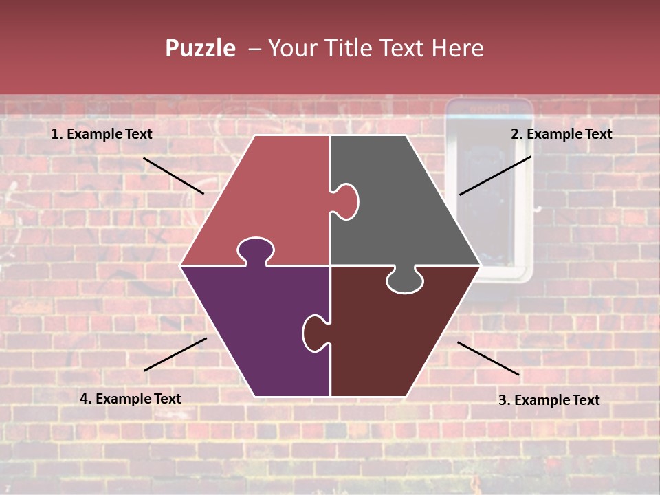 Telephone Art Stone PowerPoint Template