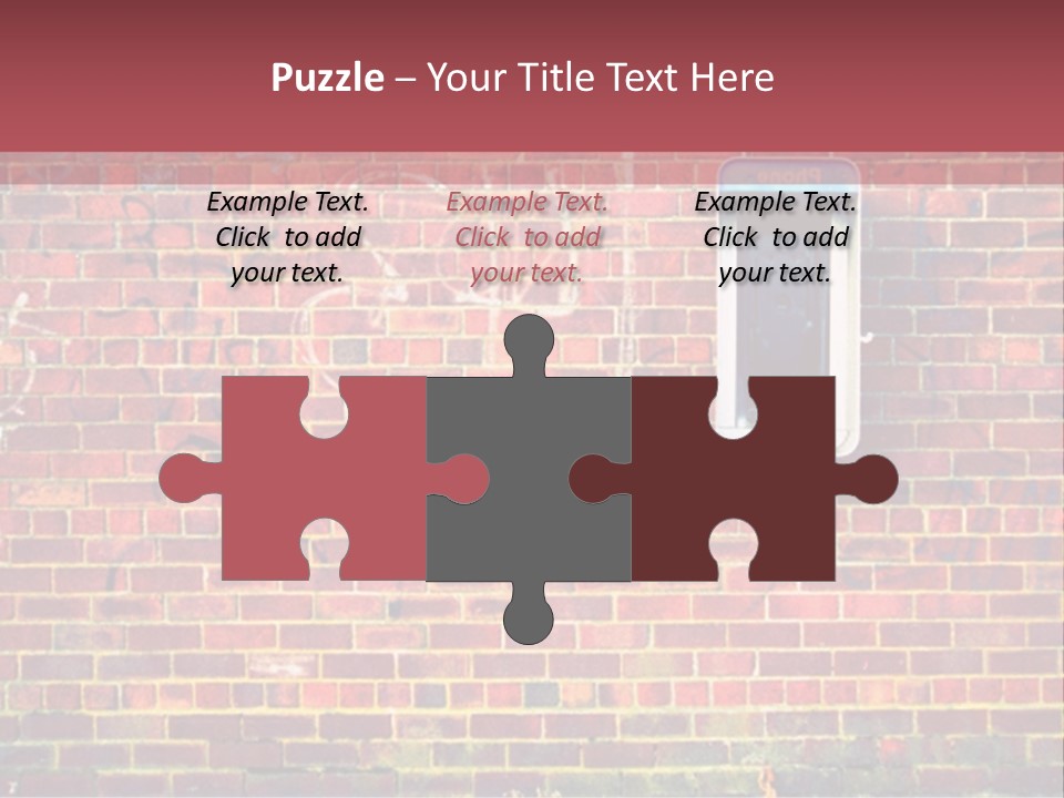 Telephone Art Stone PowerPoint Template