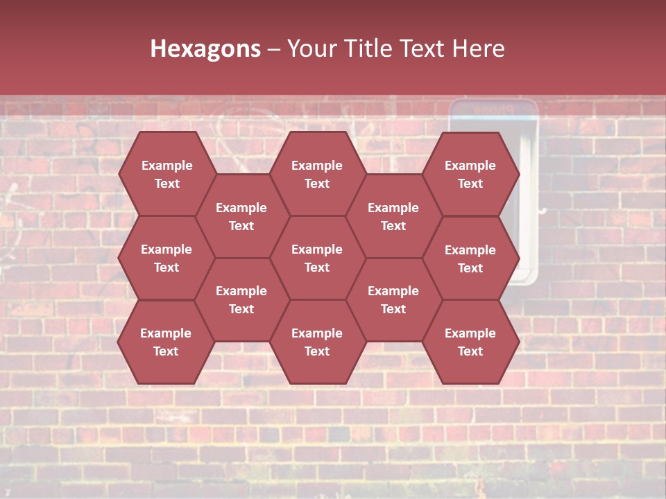 Telephone Art Stone PowerPoint Template