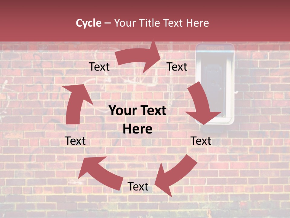 Telephone Art Stone PowerPoint Template