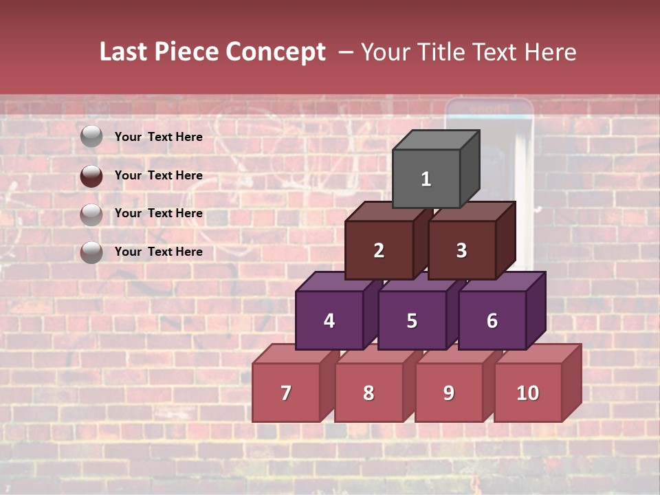 Telephone Art Stone PowerPoint Template