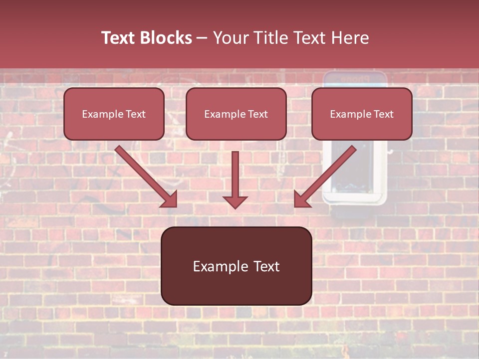 Telephone Art Stone PowerPoint Template