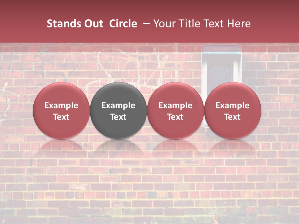 Telephone Art Stone PowerPoint Template