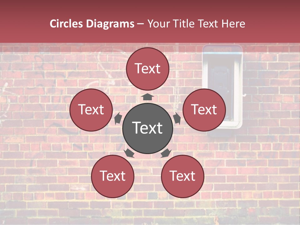 Telephone Art Stone PowerPoint Template