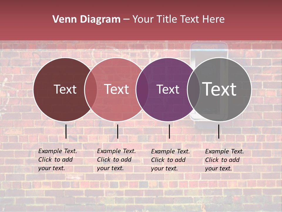 Telephone Art Stone PowerPoint Template