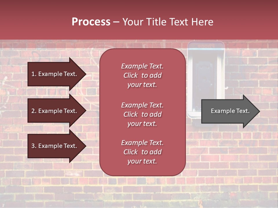 Telephone Art Stone PowerPoint Template