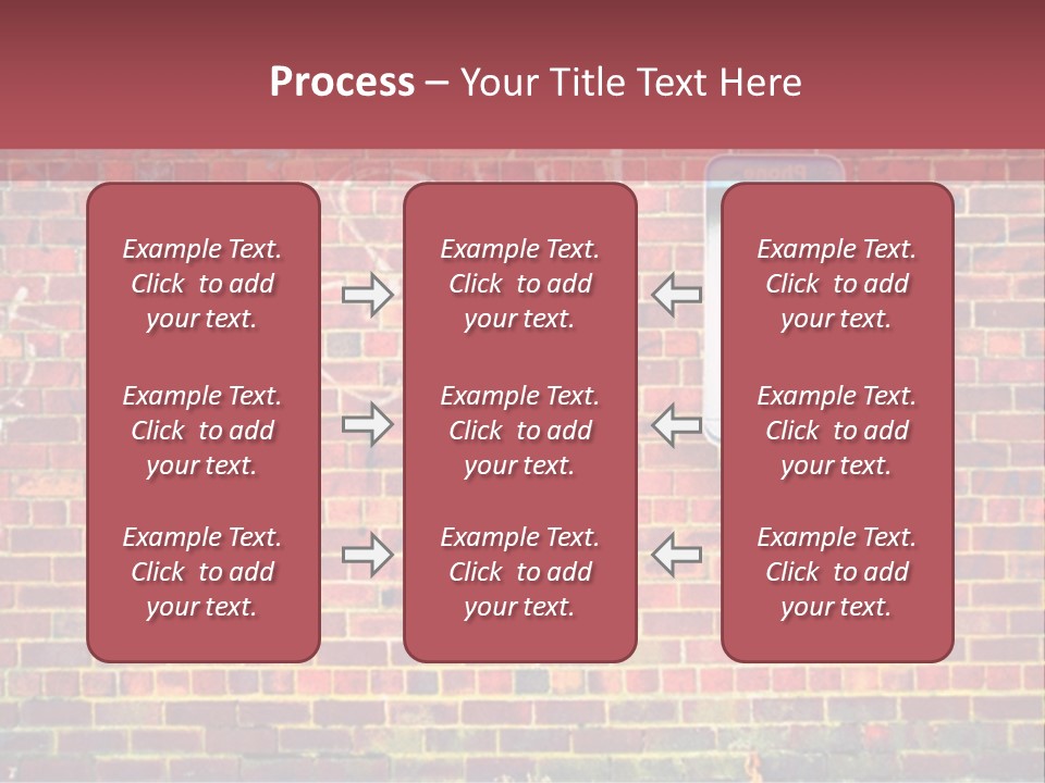 Telephone Art Stone PowerPoint Template
