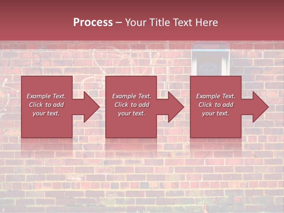Telephone Art Stone PowerPoint Template