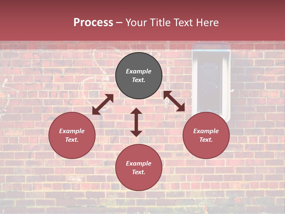 Telephone Art Stone PowerPoint Template