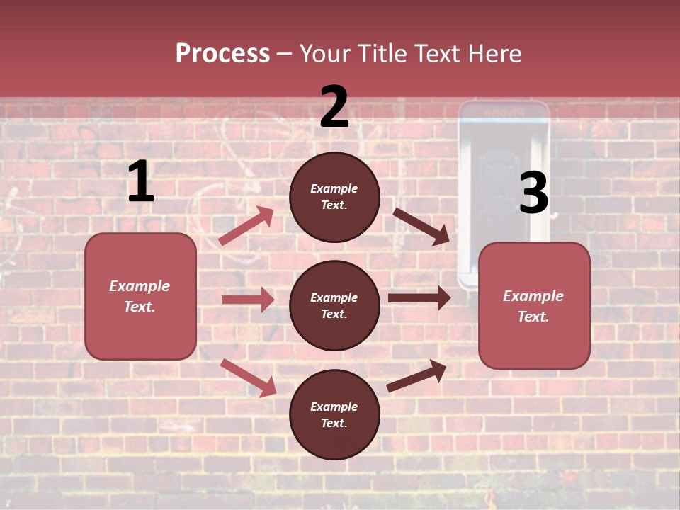Telephone Art Stone PowerPoint Template