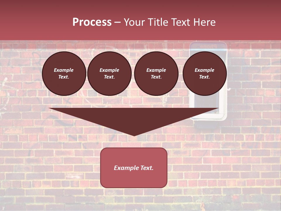 Telephone Art Stone PowerPoint Template
