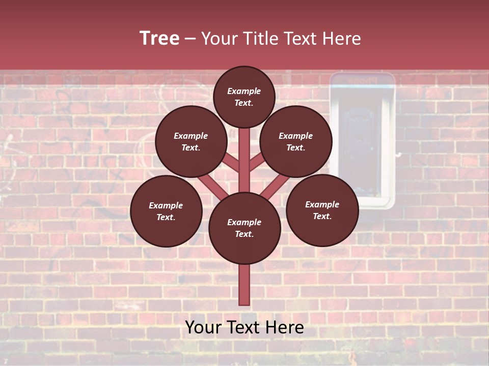 Telephone Art Stone PowerPoint Template