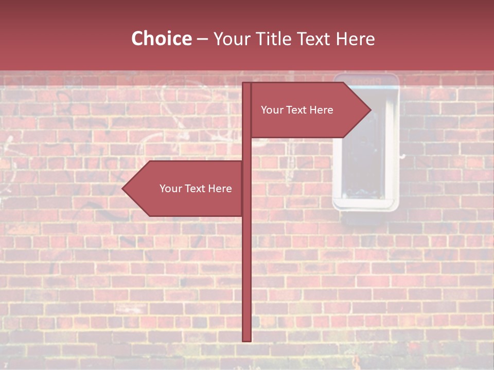 Telephone Art Stone PowerPoint Template