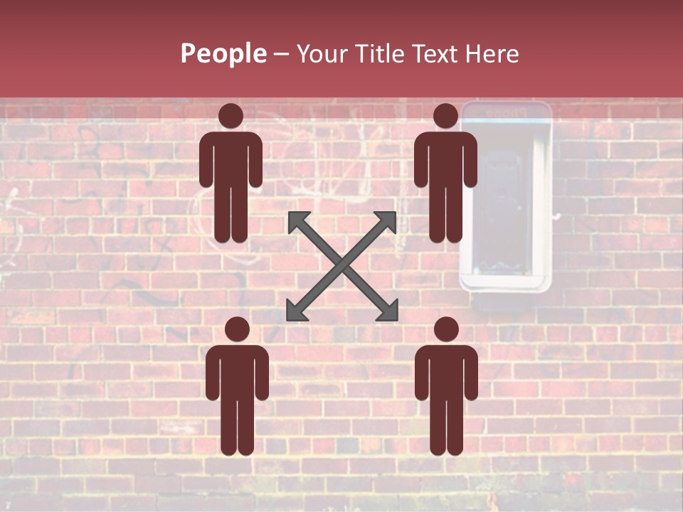 Telephone Art Stone PowerPoint Template