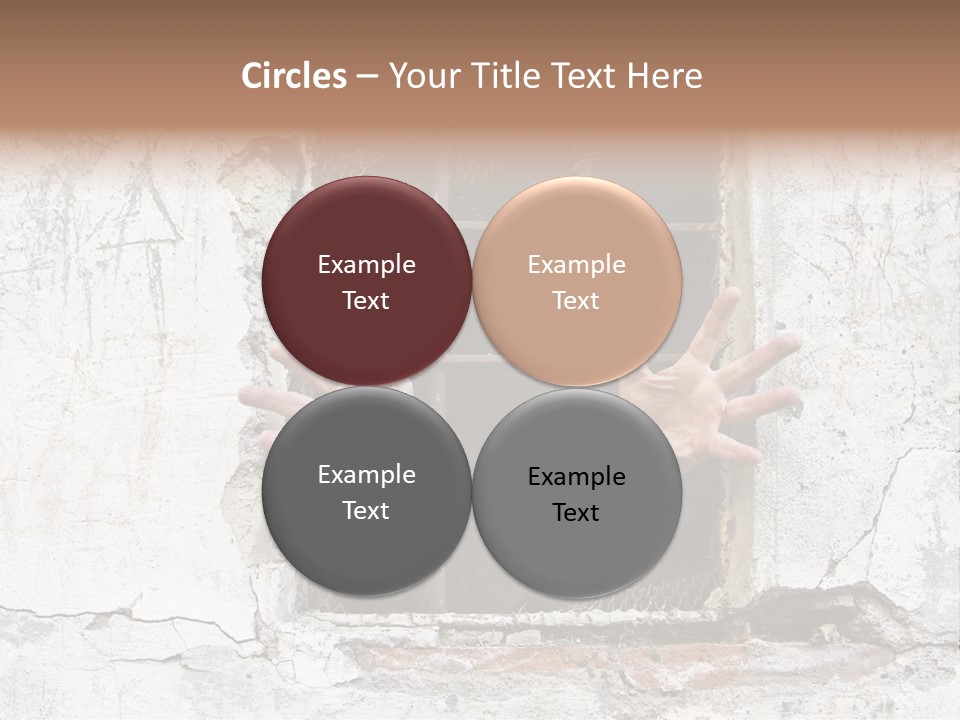 Jail Helplessly Grid PowerPoint Template