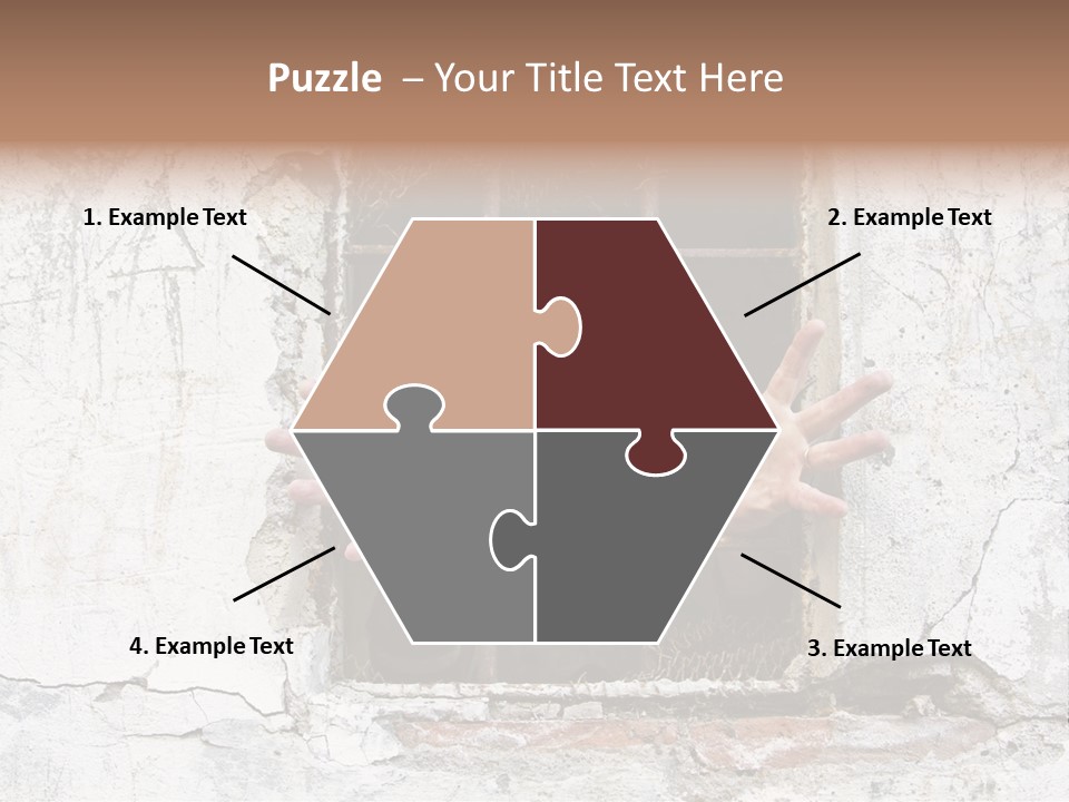 Jail Helplessly Grid PowerPoint Template