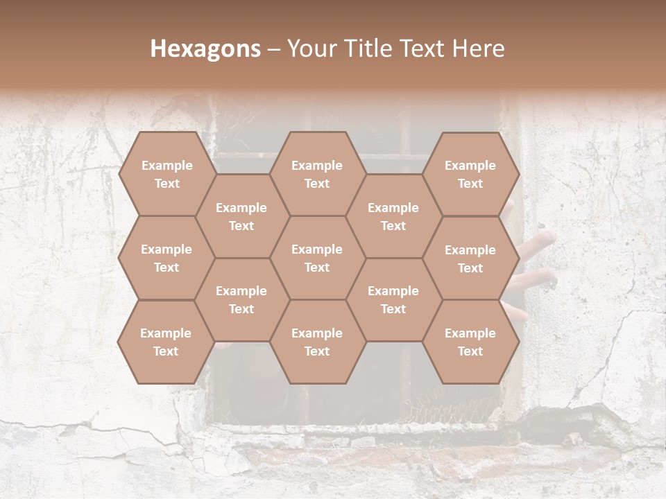 Jail Helplessly Grid PowerPoint Template