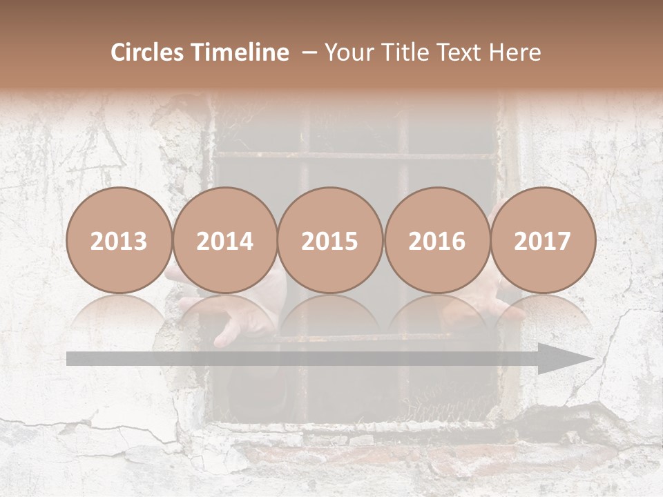 Jail Helplessly Grid PowerPoint Template