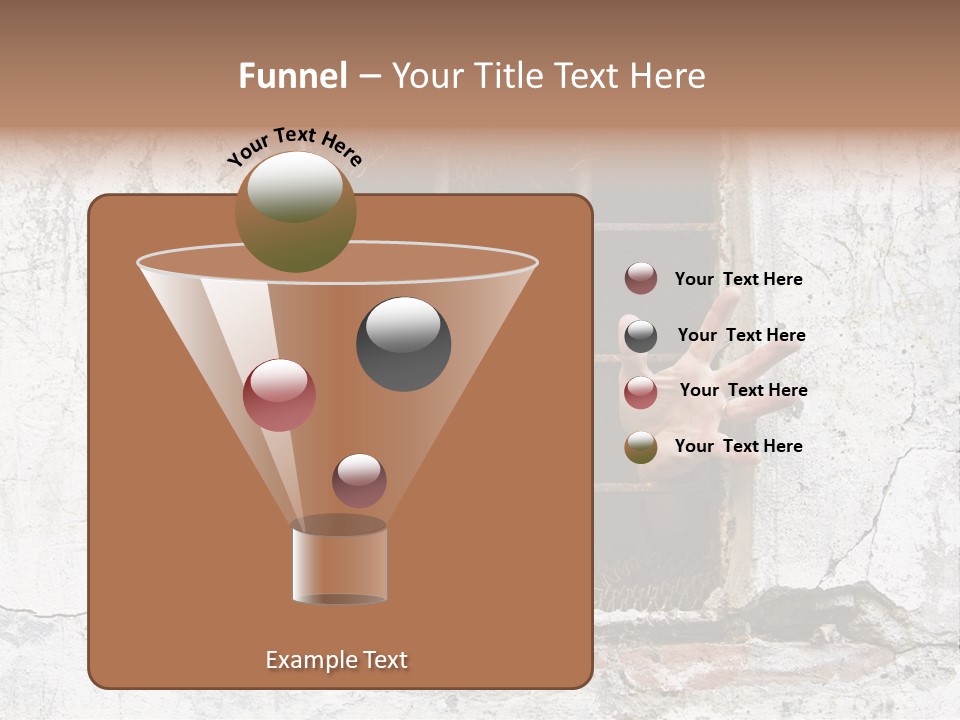 Jail Helplessly Grid PowerPoint Template