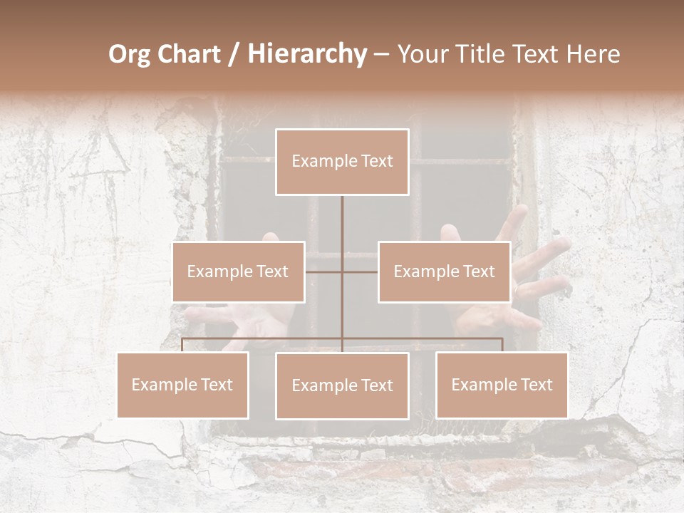 Jail Helplessly Grid PowerPoint Template