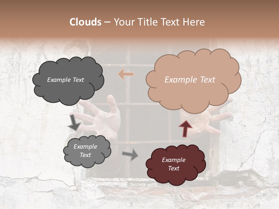 Jail Helplessly Grid PowerPoint Template