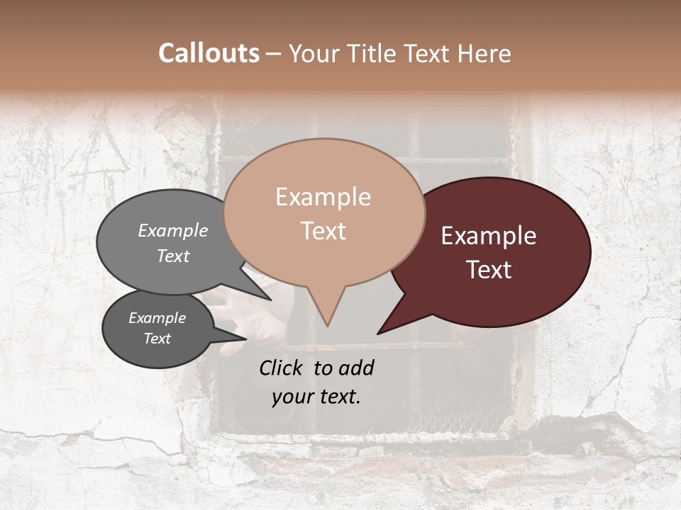 Jail Helplessly Grid PowerPoint Template