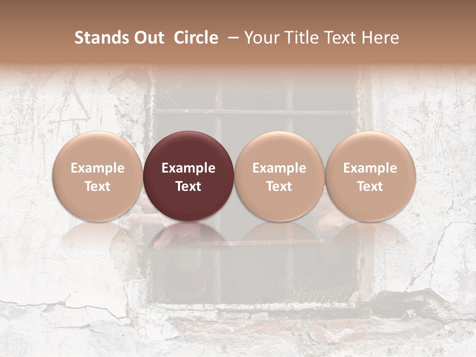 Jail Helplessly Grid PowerPoint Template