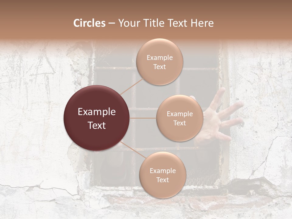 Jail Helplessly Grid PowerPoint Template