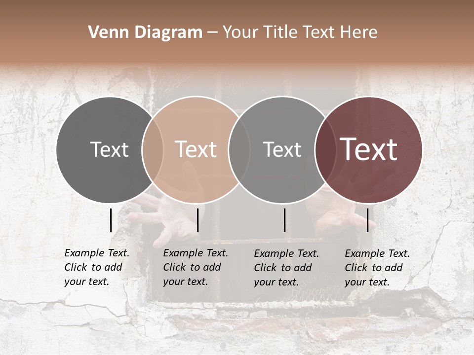 Jail Helplessly Grid PowerPoint Template