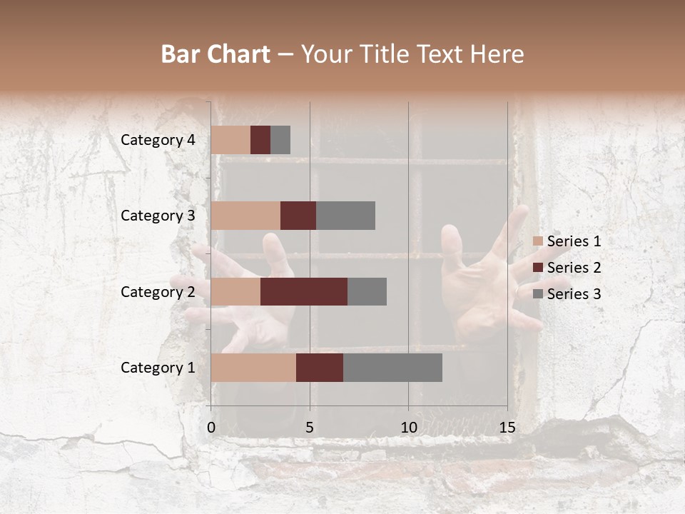 Jail Helplessly Grid PowerPoint Template