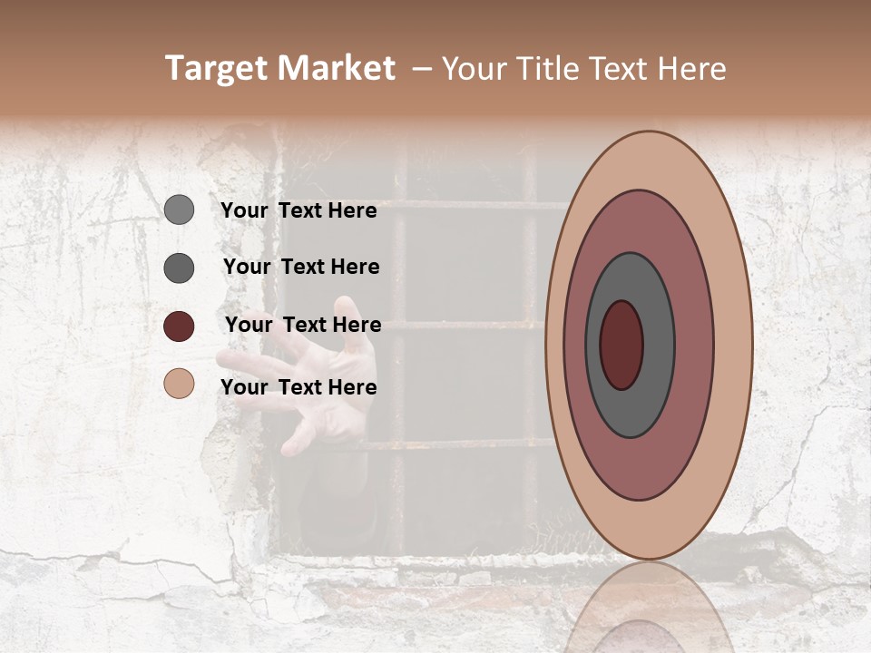Jail Helplessly Grid PowerPoint Template