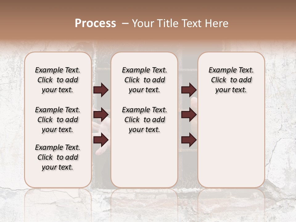 Jail Helplessly Grid PowerPoint Template