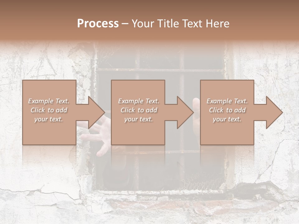 Jail Helplessly Grid PowerPoint Template