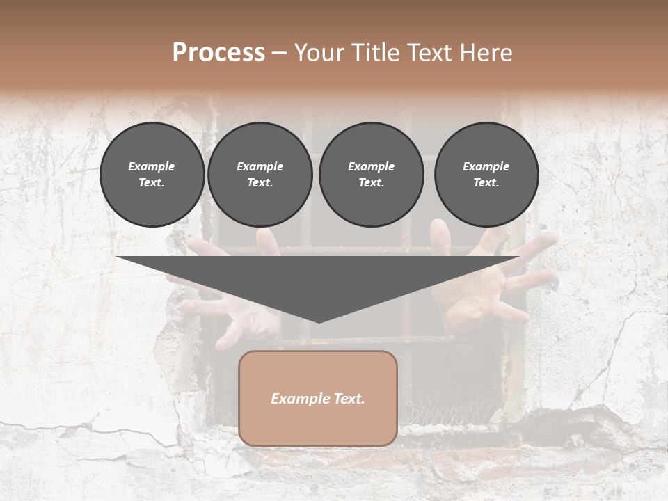 Jail Helplessly Grid PowerPoint Template