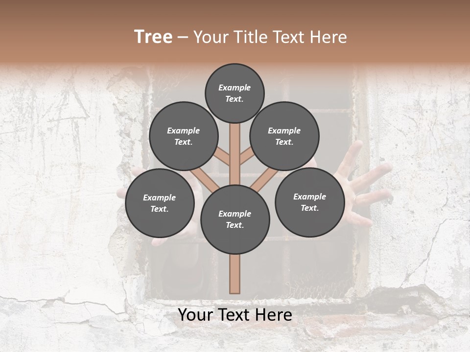 Jail Helplessly Grid PowerPoint Template