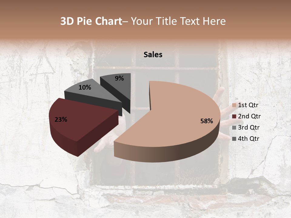 Jail Helplessly Grid PowerPoint Template