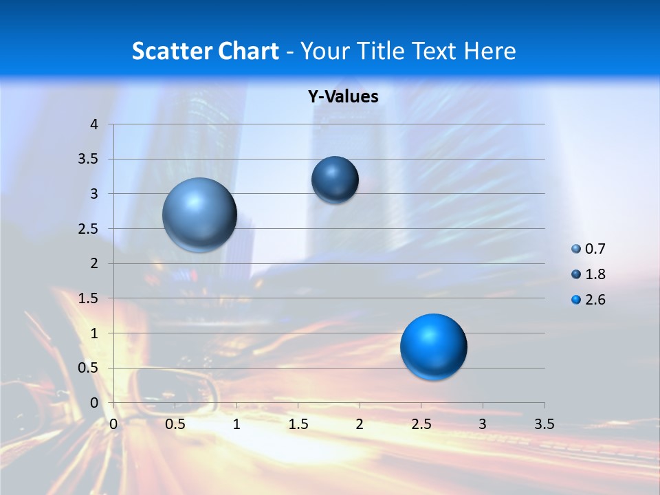 Color Tower Road PowerPoint Template