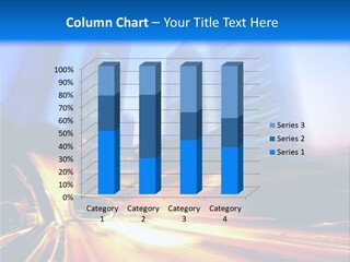 Color Tower Road PowerPoint Template