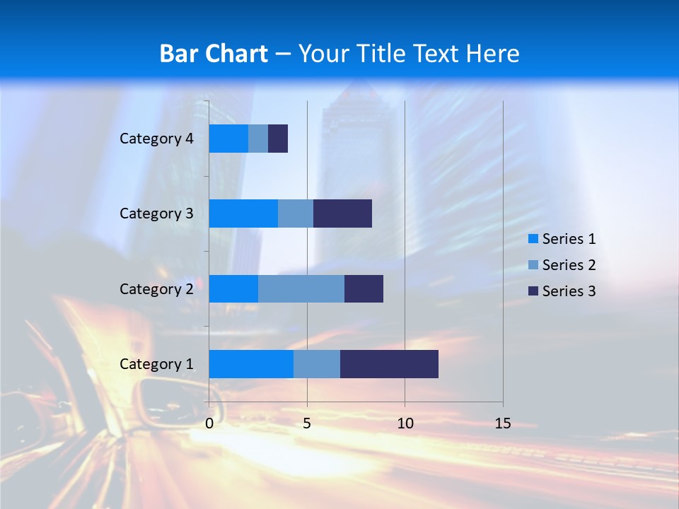 Color Tower Road PowerPoint Template