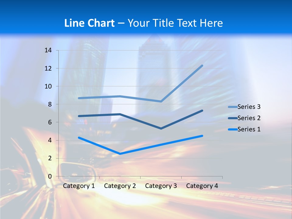 Color Tower Road PowerPoint Template