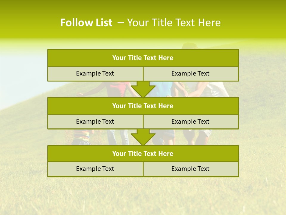 A Family Playing With A Soccer Ball In A Field PowerPoint Template