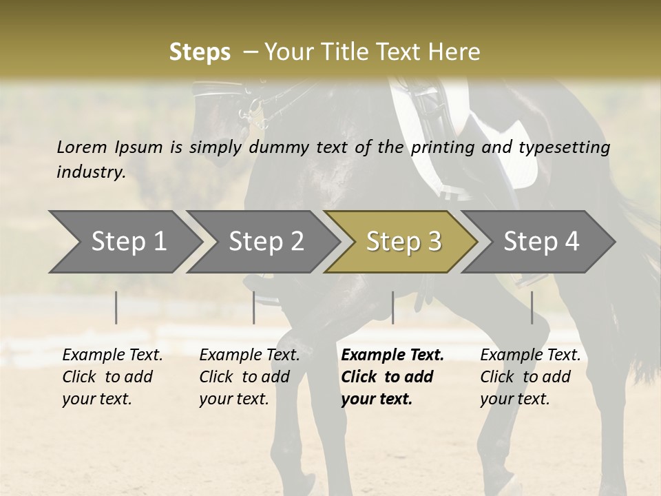 Bridle Dressing Dapple PowerPoint Template