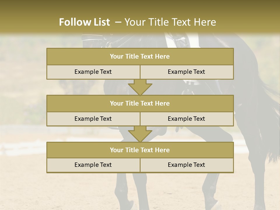 Bridle Dressing Dapple PowerPoint Template
