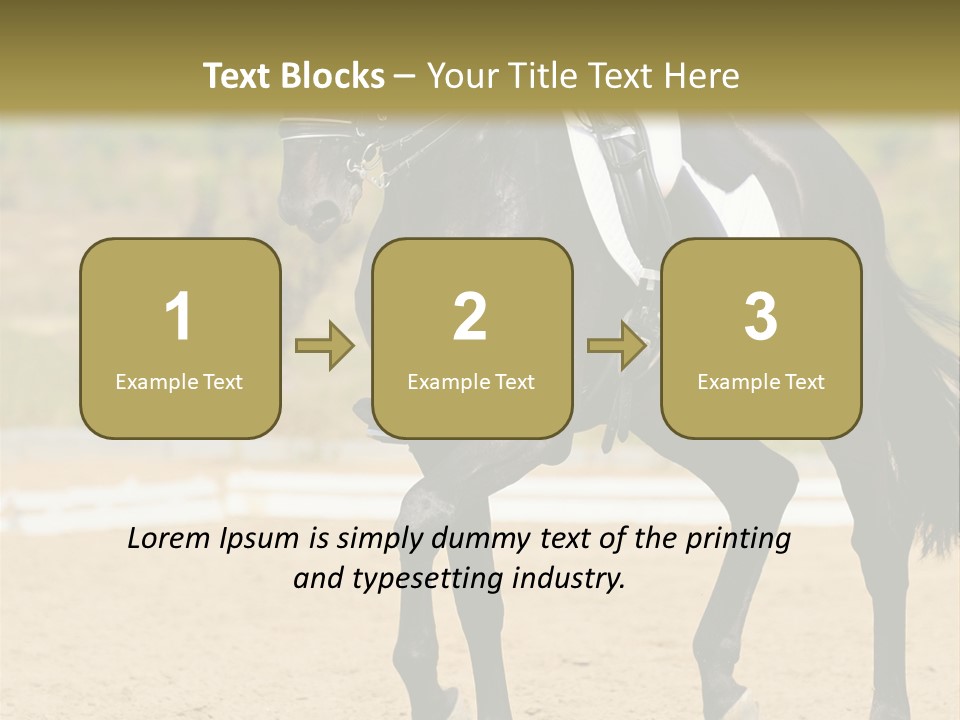 Bridle Dressing Dapple PowerPoint Template