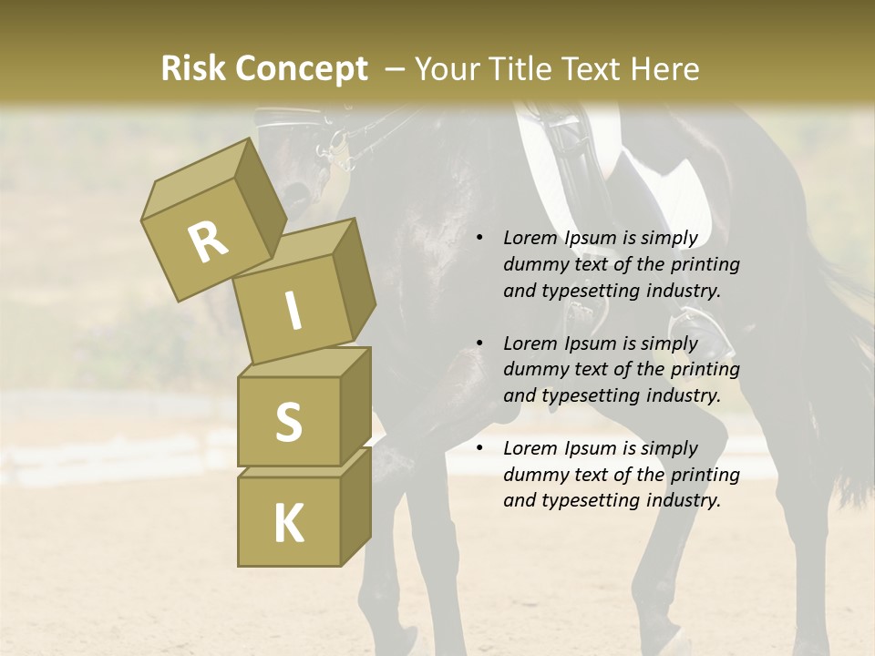 Bridle Dressing Dapple PowerPoint Template